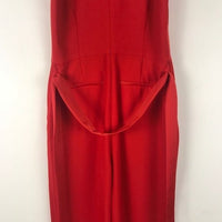 NWT V-Neck Sleeveless Red Jumpsuit Size 00P