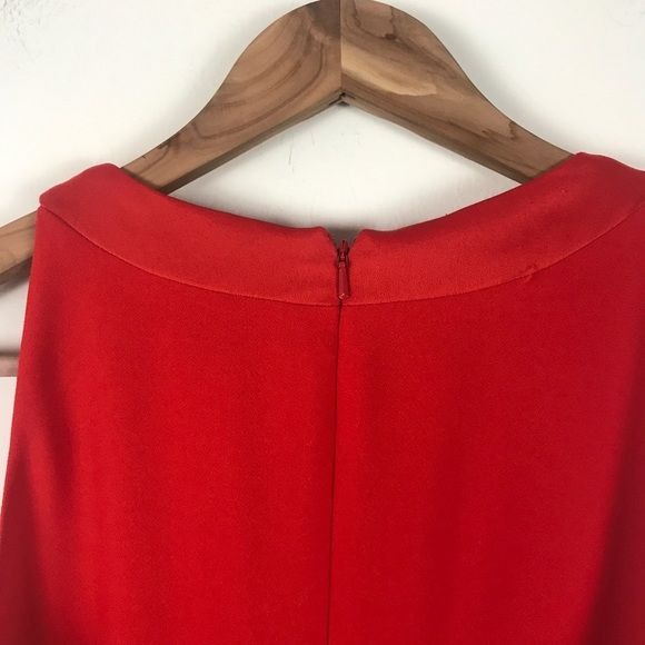 NWT V-Neck Sleeveless Red Jumpsuit Size 00P