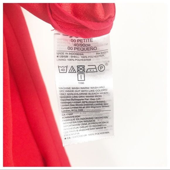 NWT V-Neck Sleeveless Red Jumpsuit Size 00P