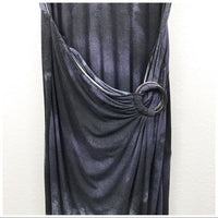 Alyssa Long Sleeve Wrap Tie Dye Maxi Dress Size Medium