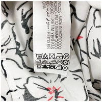 White Floral Bow Tie Maxi Dress Size XS