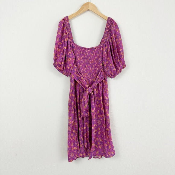 Madame Peacock Sweetheart Mini Dress Boysenberry - Large