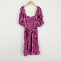 Madame Peacock Sweetheart Mini Dress Boysenberry - Large