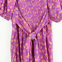 Madame Peacock Sweetheart Mini Dress Boysenberry - Large