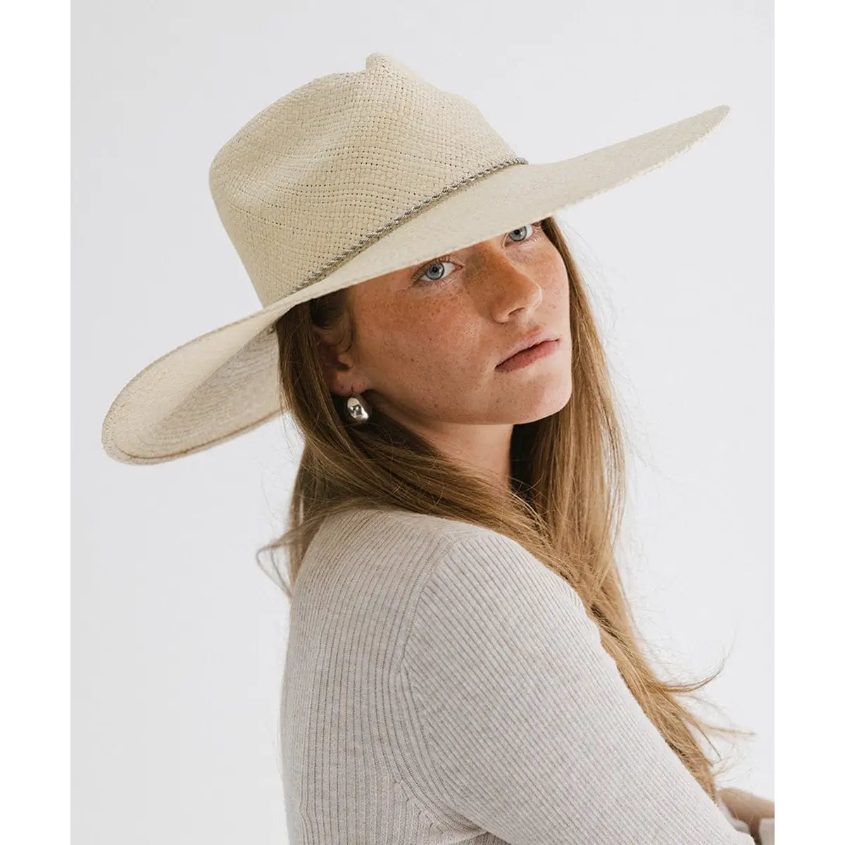 Rope Chain Hat Band in Silver