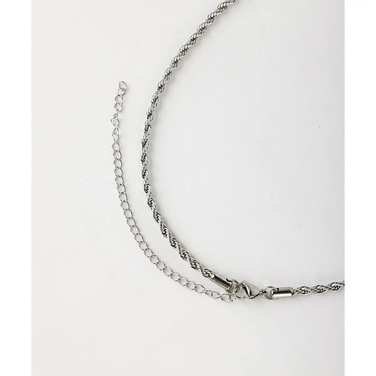 Rope Chain Hat Band in Silver