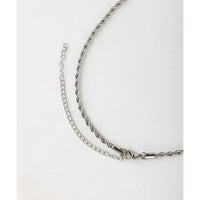Rope Chain Hat Band in Silver