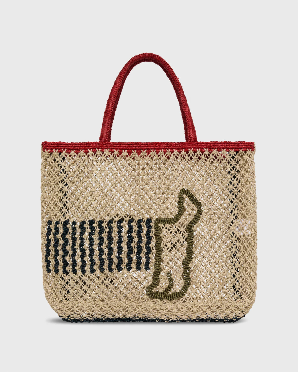 Breton Tote - Olive/Navy