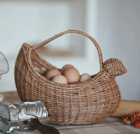 Rattan Chicken Basket