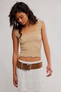 Love Letter Cami in Oat Latte