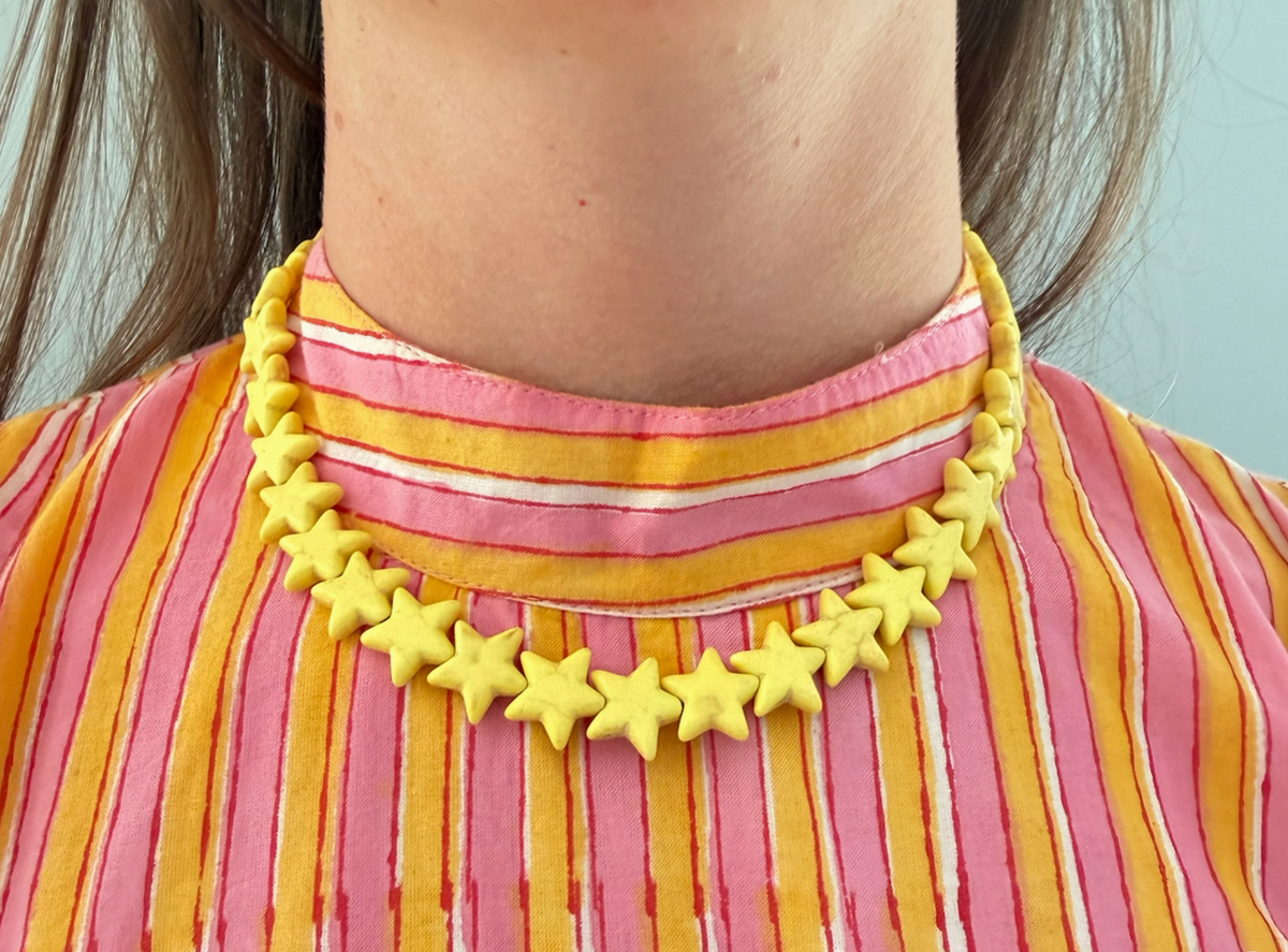Sea Star Necklace - Yellow