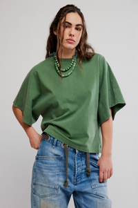Atlas Dolman Tee in Forest Fairy