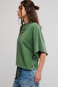 Atlas Dolman Tee in Forest Fairy