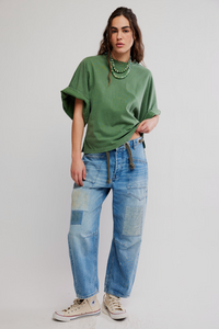 Atlas Dolman Tee in Forest Fairy