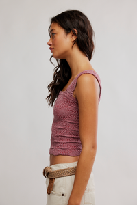 Love Letter Cami in Dreamy Mulberry