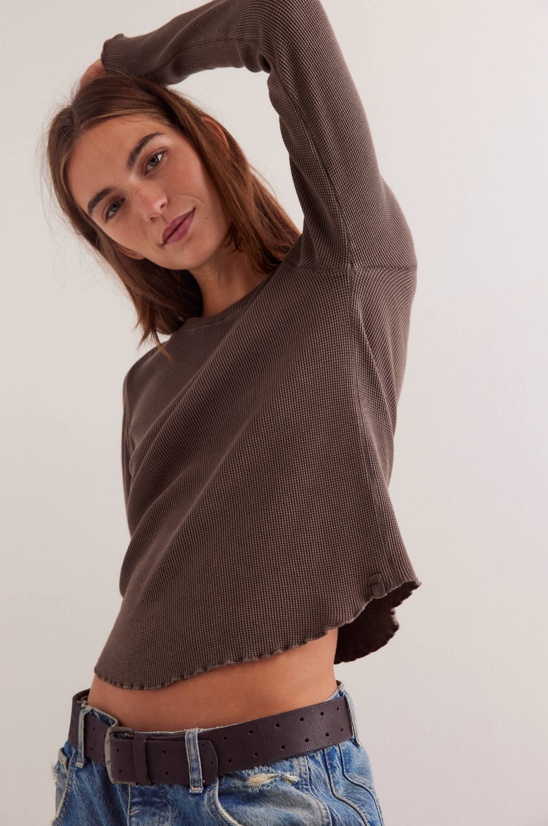 Easy Does It Tee in Double Espresso