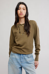 Jess Long Sleeve in Beech Leaves