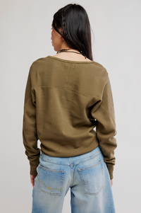 Jess Long Sleeve in Beech Leaves