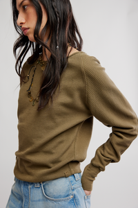 Jess Long Sleeve in Beech Leaves