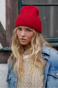 Frostline Beanie in Red