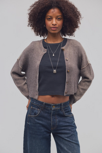 Ottilie Cardigan in Espresso