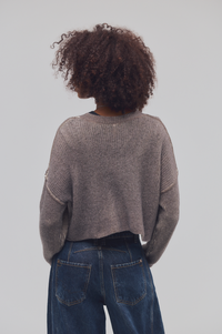 Ottilie Cardigan in Espresso