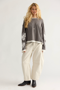 You're A Star Tee in Stone Combo