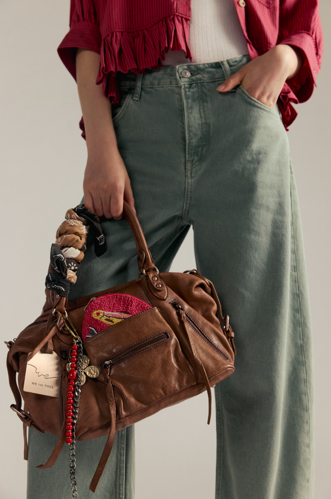 Baby Emerson Tote Bag in Saddle