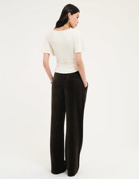 Simon Pant in Espresso Corduroy