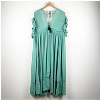 Bali Will Wait For You Embroidered Midi Dress Size XS