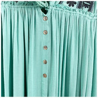 Bali Will Wait For You Embroidered Midi Dress Size XS