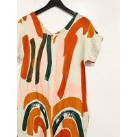 Odine Arches Jumpsuit in Crème Brulee - Small