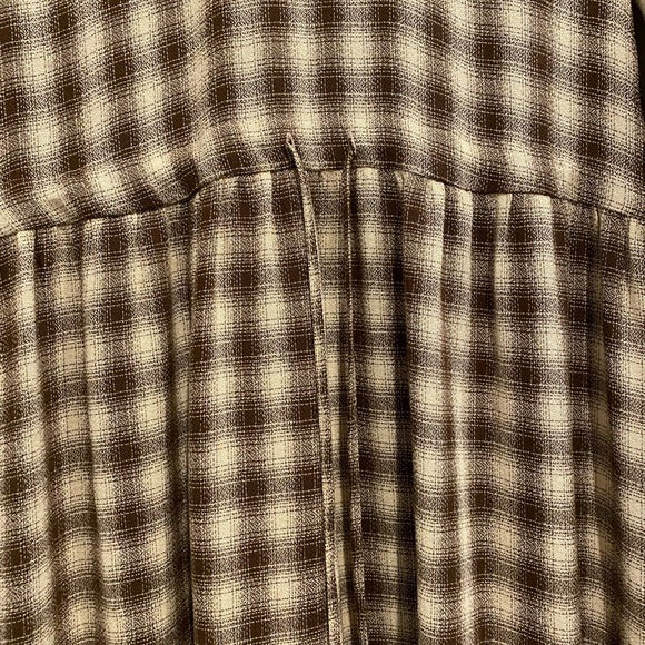 The Constance Dress in Cocoa Plaid Size Small