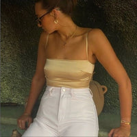 Strappy Bodysuit in Taupe Size 00