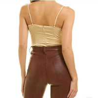 Strappy Bodysuit in Taupe Size 00
