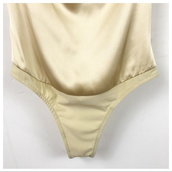 Strappy Bodysuit in Taupe Size 00