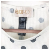 Polka Dot Cropped Tank Size XS