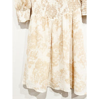 Elle Smocked Mini Dress in Abalone - 6
