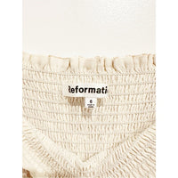 Elle Smocked Mini Dress in Abalone - 6