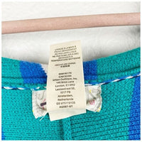 All I Need Striped Hooded Poncho 0/S