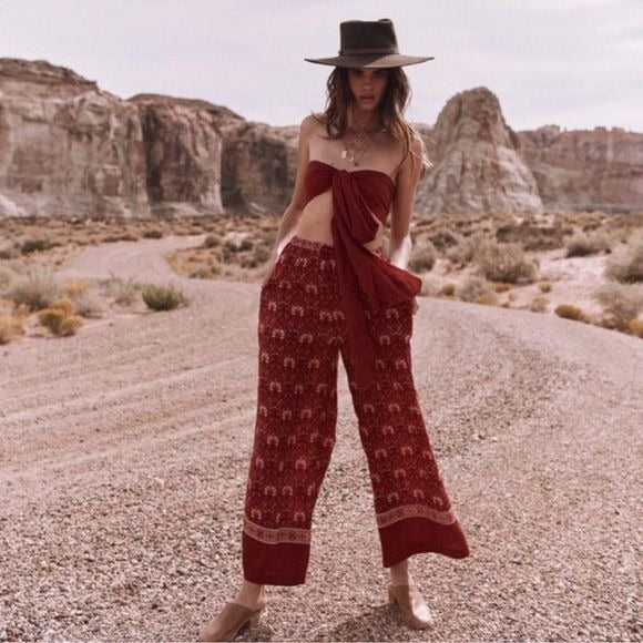Copper Jewel Palazzo Pants Size Small
