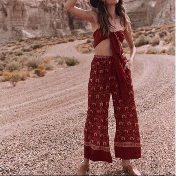 Copper Jewel Palazzo Pants Size Small