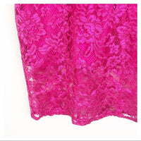 Dahlia Dress in Barbie Pink Glo Size XXS