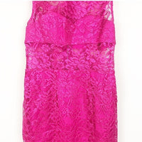 Dahlia Dress in Barbie Pink Glo Size XXS