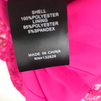 Dahlia Dress in Barbie Pink Glo Size XXS