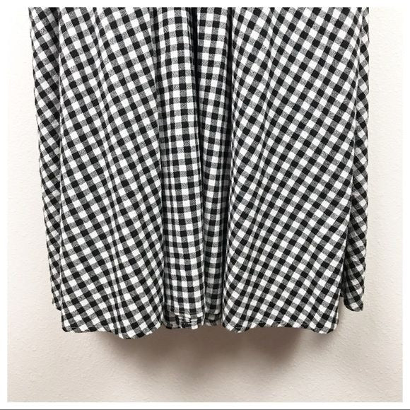 Abbie Dress in Black Gingham -2