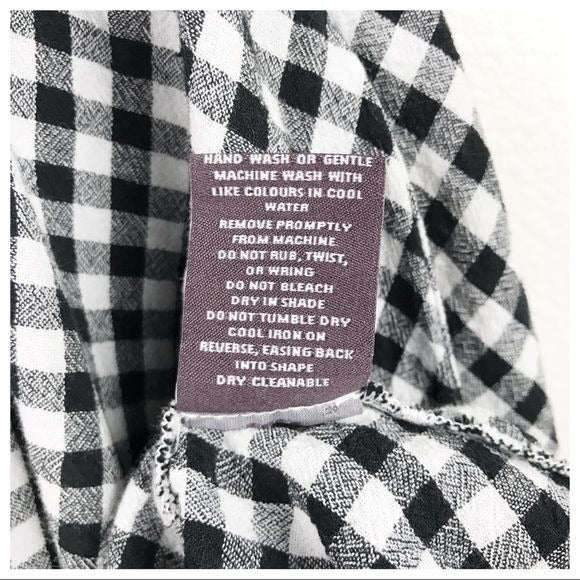 Abbie Dress in Black Gingham -2