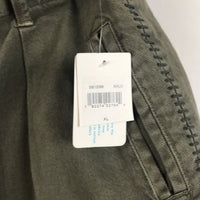 NWT La Paz Army Green Belted Paperbag Shorts Size XL