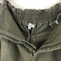 NWT La Paz Army Green Belted Paperbag Shorts Size XL