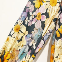 Maeve Moxy Collective Floral Linen Blouse
